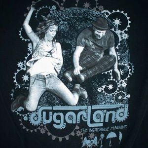 Sugarland The Incredible Machine 2011 Tour Shirt